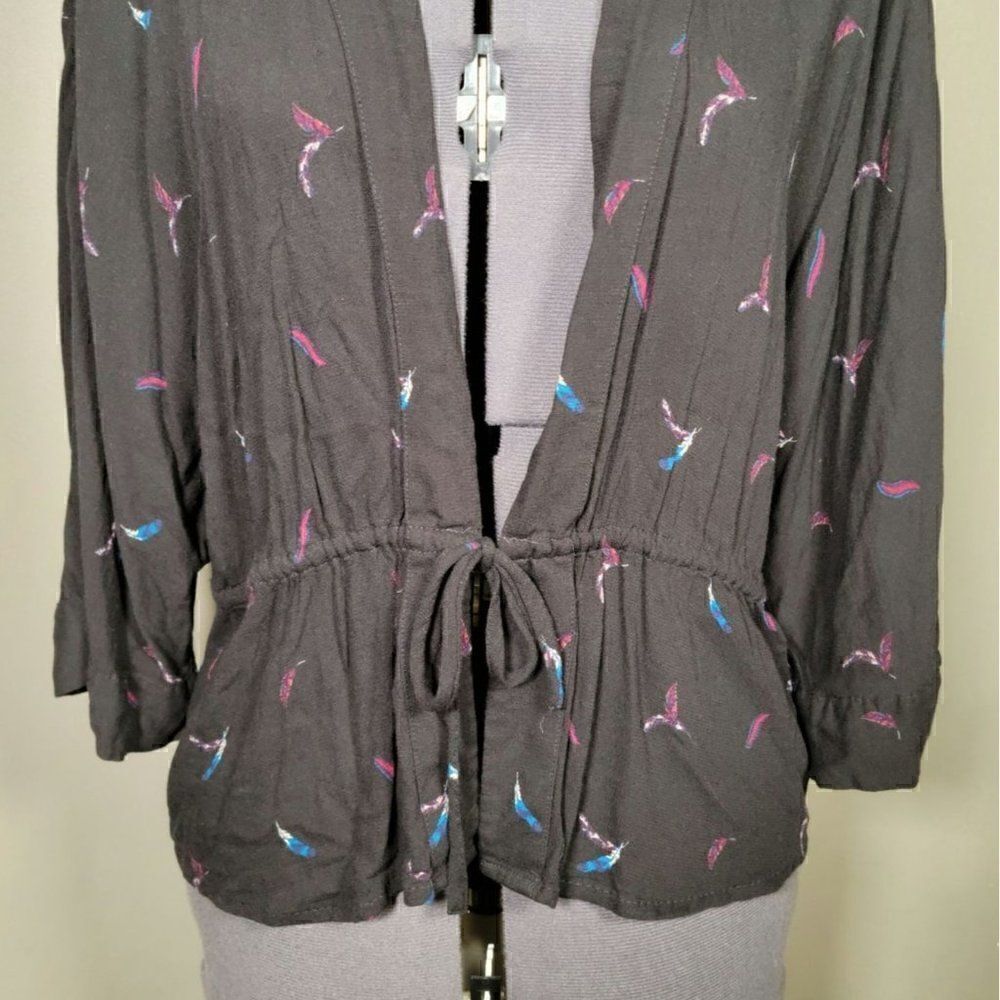 ExpressâBlackâDrawstring OverâShirtâSzâXS - Picture 4 of 9
